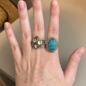 Vintage Cocktail Ring Set